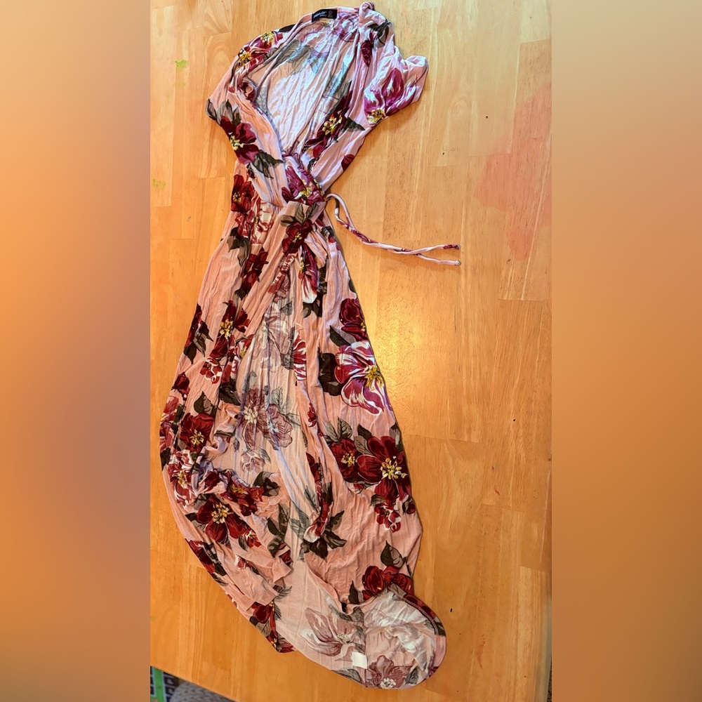 Floral Wrap Dress